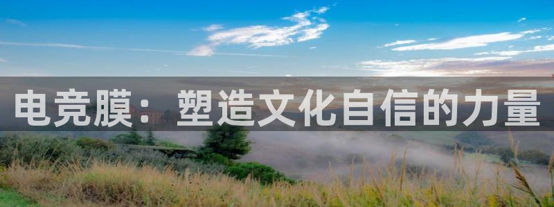 必赢电竞电竞合法吗?：电竞膜：塑造文化自信的力量